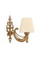 Opviq Lámpara de pared Gloria - Crema, Oro